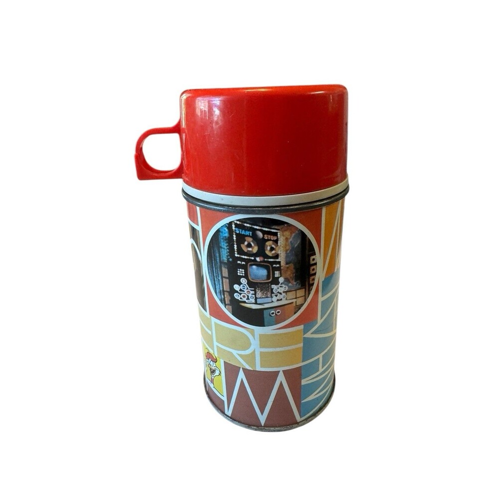 Vintage Curiosity Shop TV Show Metal Lunchbox Thermos 1972 NICE